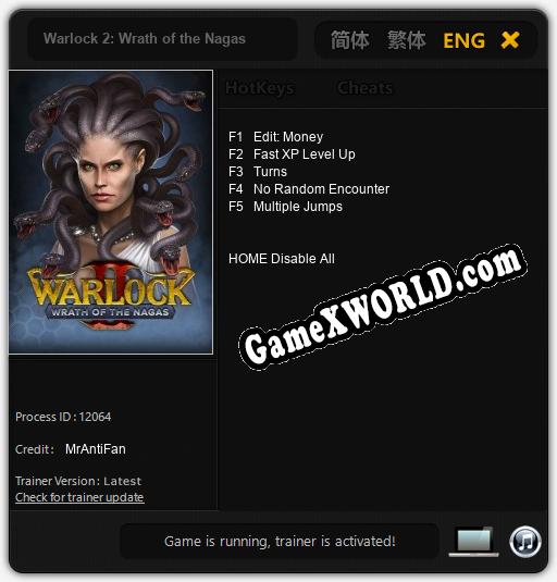 Warlock 2: Wrath of the Nagas: Трейнер +5 [v1.4]