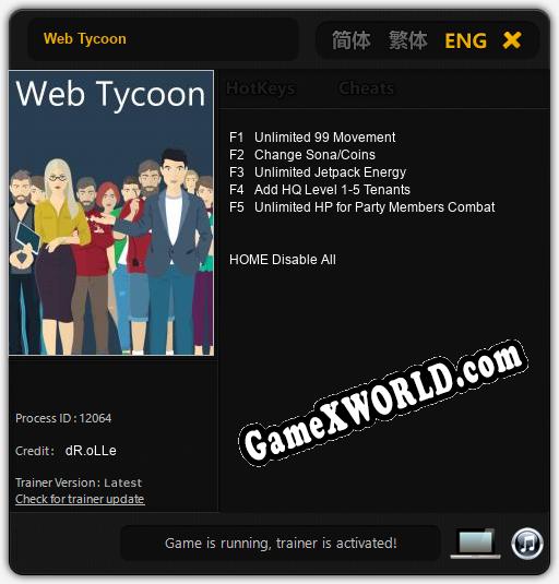 Web Tycoon: Трейнер +5 [v1.4]