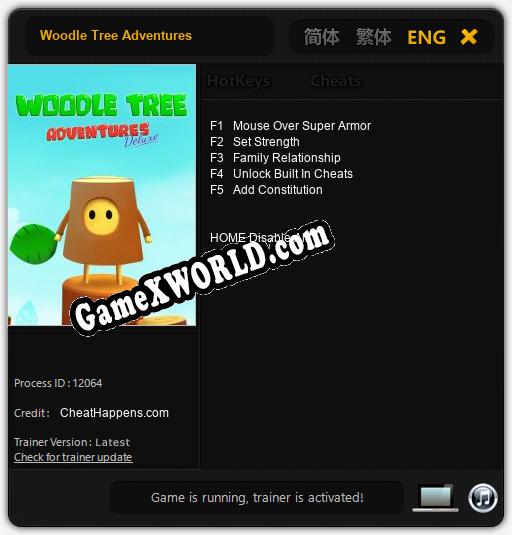 Woodle Tree Adventures: Читы, Трейнер +5 [CheatHappens.com]