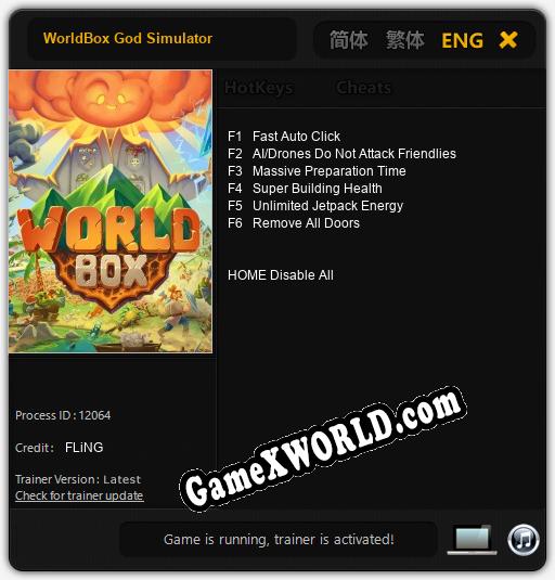 WorldBox God Simulator: ТРЕЙНЕР И ЧИТЫ (V1.0.89)