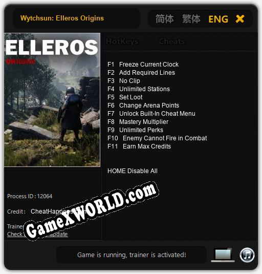 Wytchsun: Elleros Origins: Трейнер +11 [v1.2]